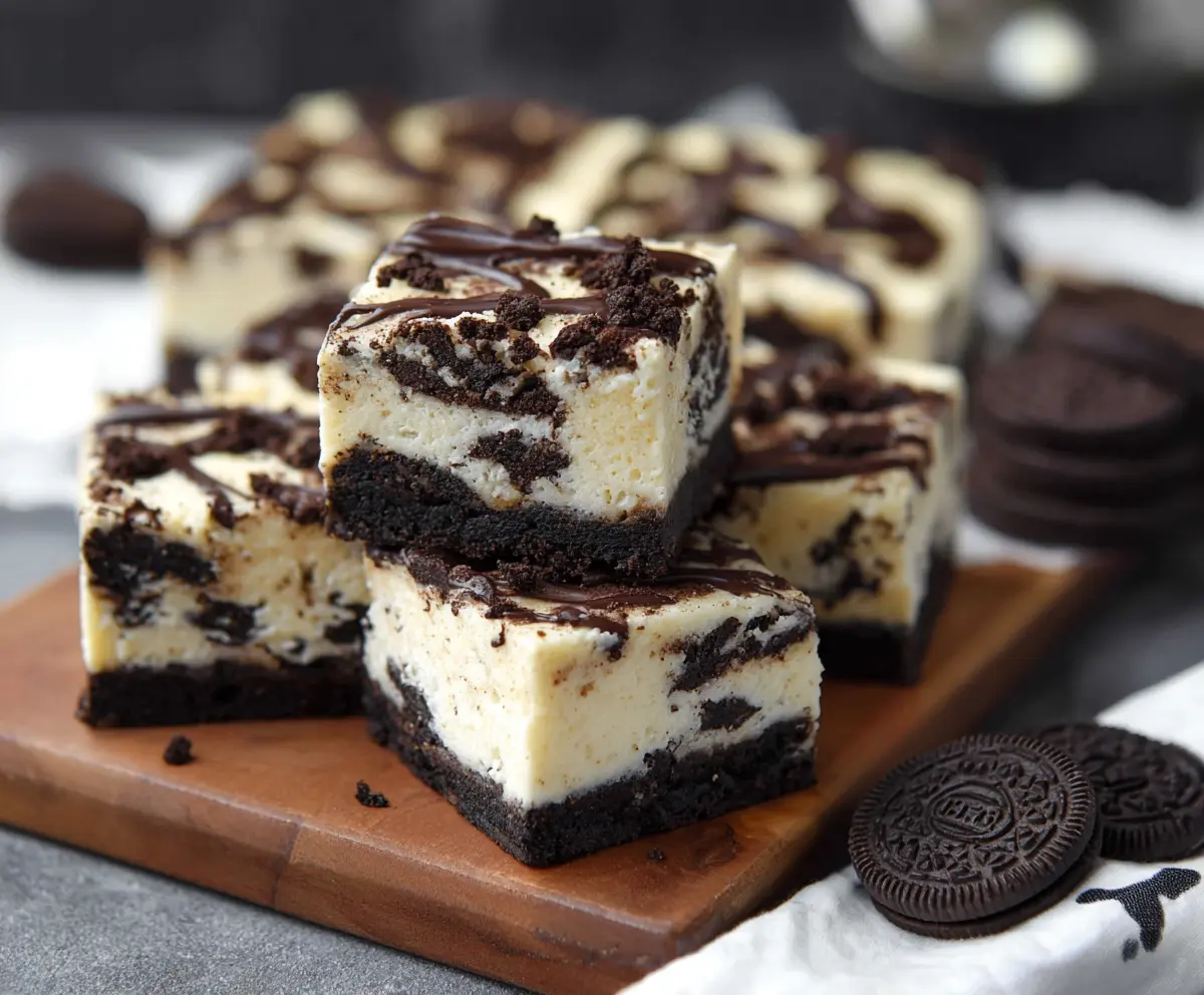 Easy Oreo Cheesecake Bars