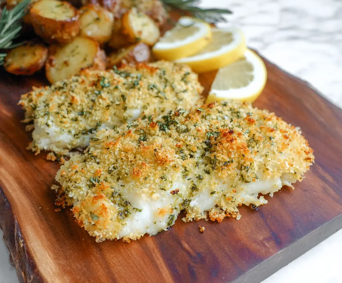 Crispy Panko Haddock Fillets