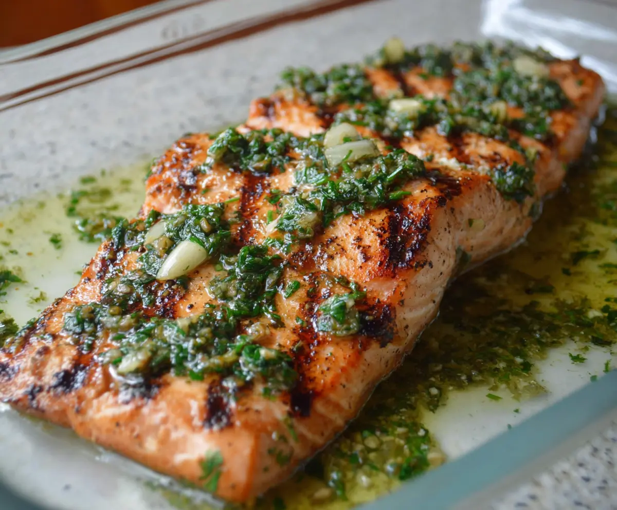 Easy Parsley Garlic Salmon Recipe