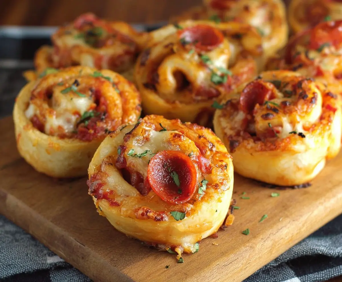 Easy Pepperoni Pizza Pinwheels