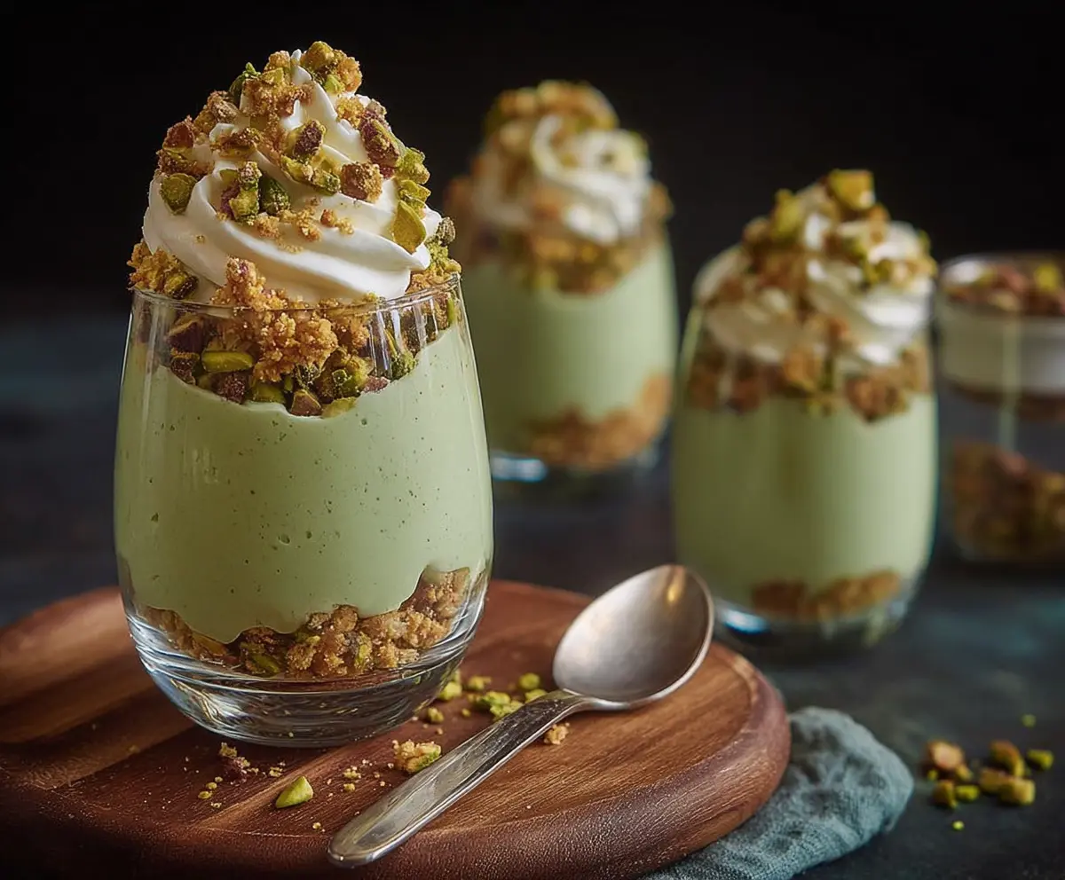 Easy Pistachio Pudding Parfait