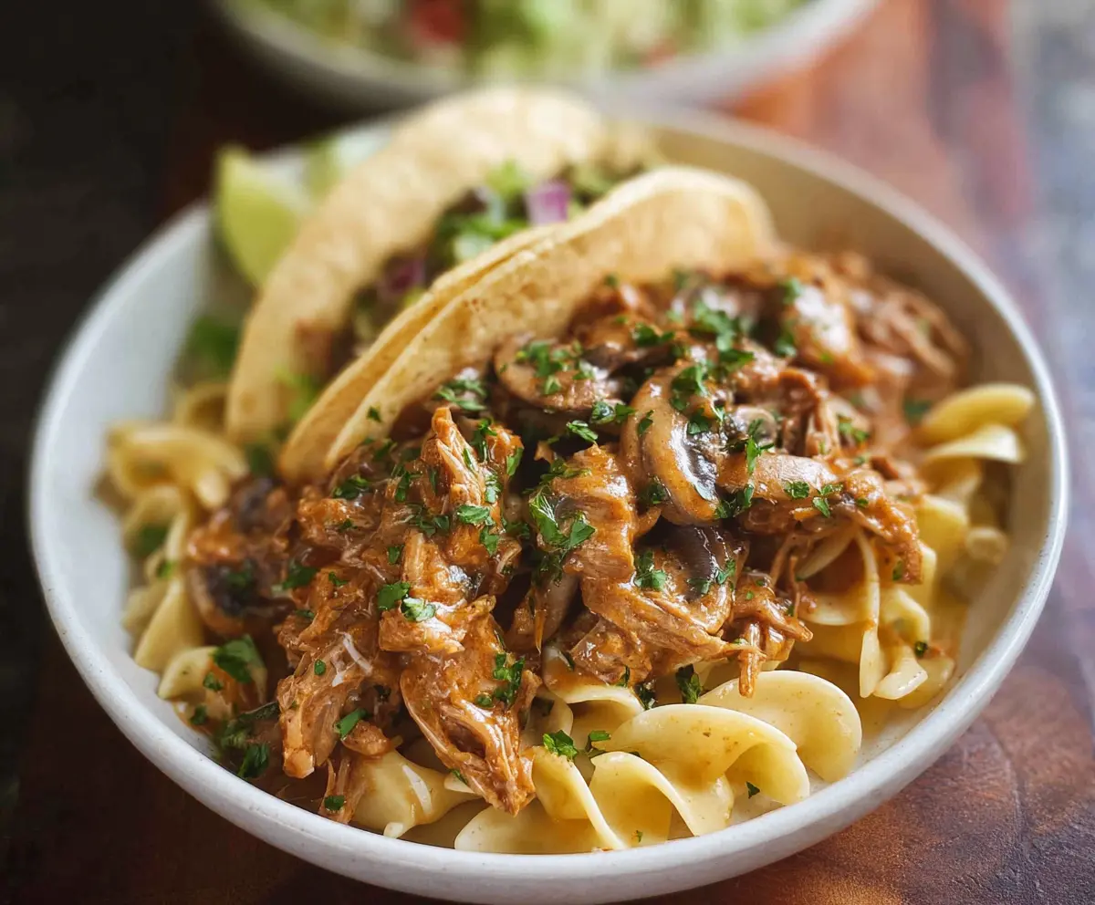Easy Slow Cooker Chicken Tacos