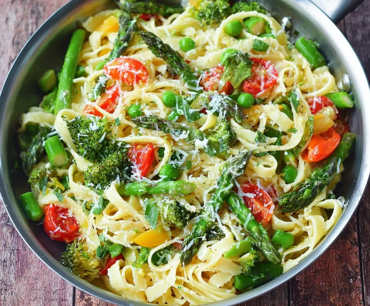 Fresh Spring Vegetable Pasta Primavera