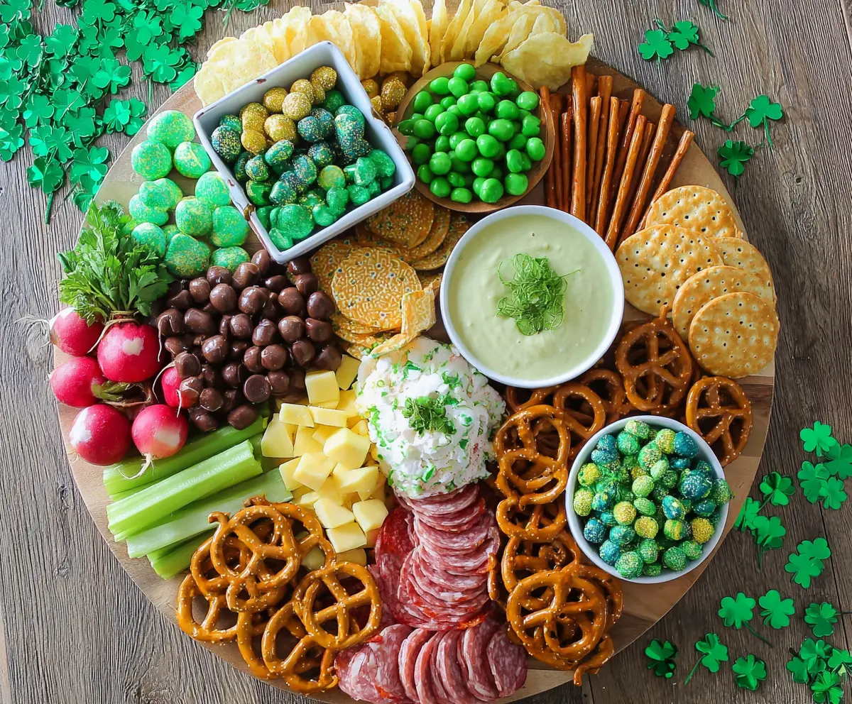 Easy St. Patrick's Day Snack Board
