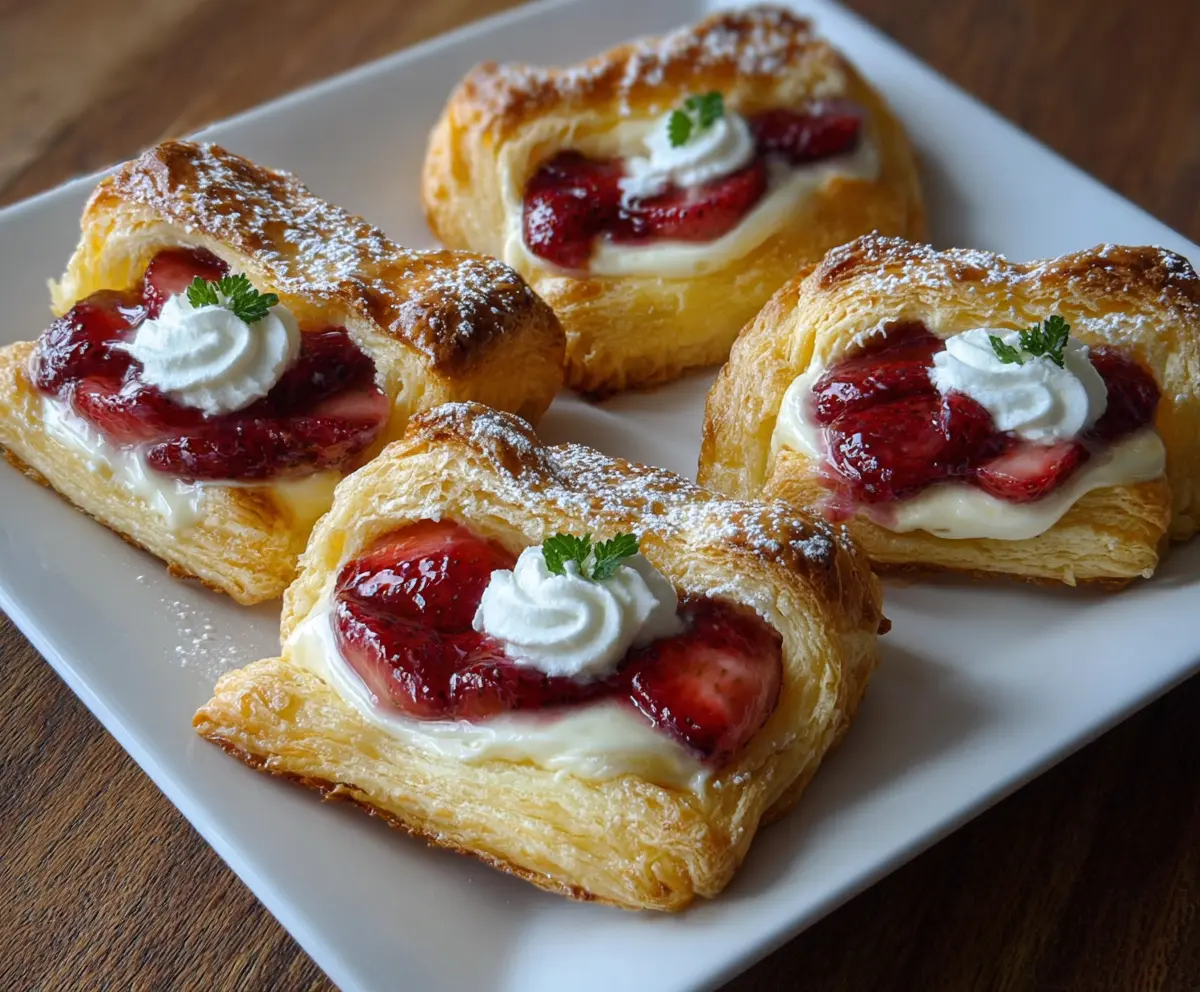 Easy Strawberry Cream Cheese Pastries