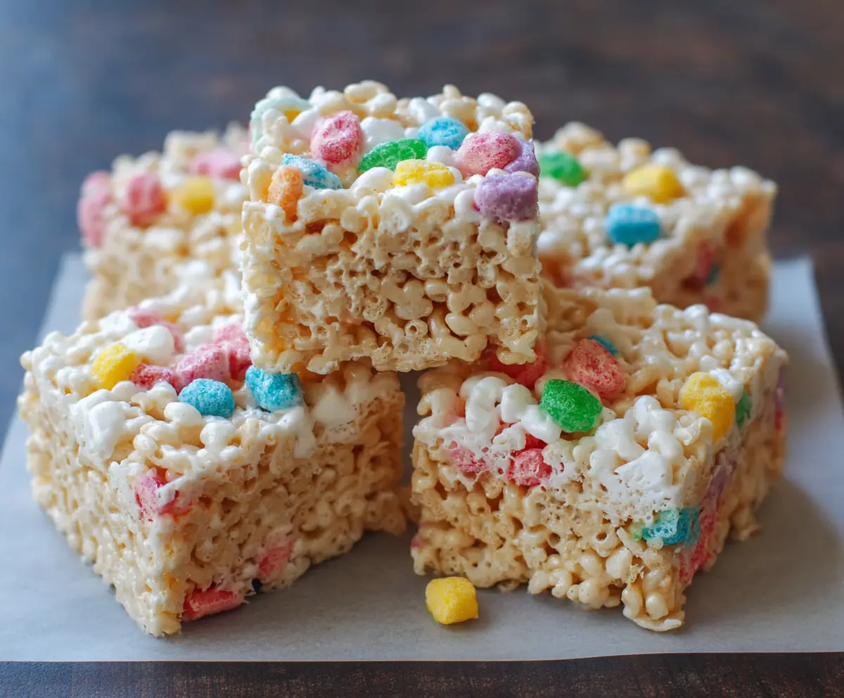 Easy Jelly Bean Rice Krispie Treats