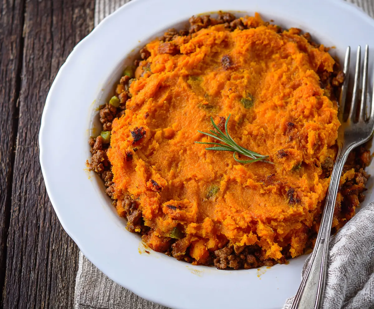 Easy Sweet Potato Shepherd's Pie