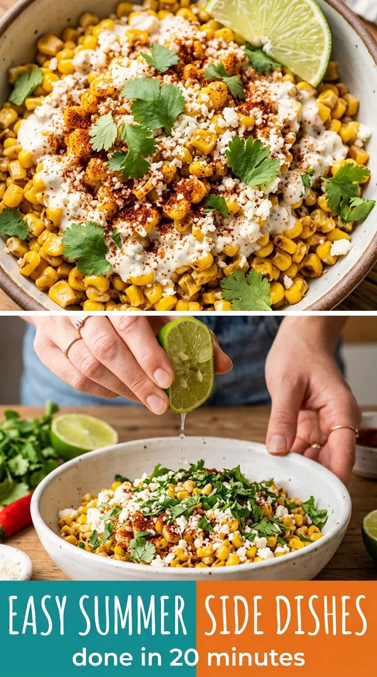 Easy Summer Side Dishes colorful crisp