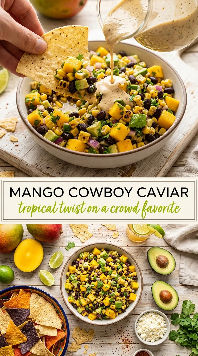 Cowboy Caviar smoky mango, charred corn, avocado