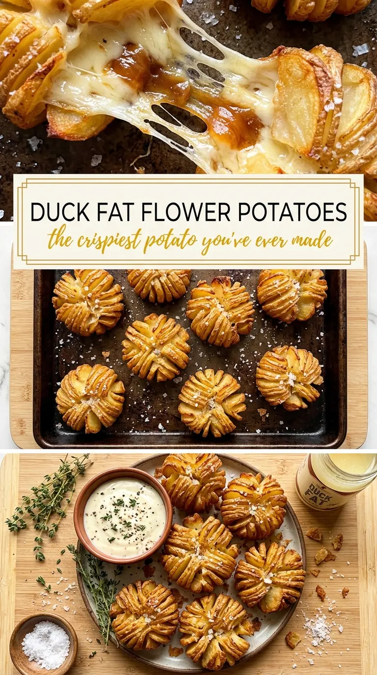 Flower Potatoes crispy golden layers