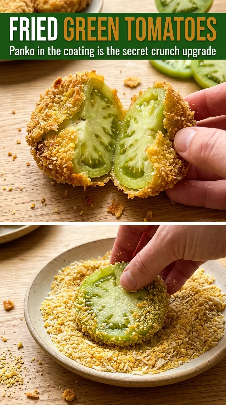 Fried Green Tomatoes Recipe crispy tangy blue-cheese dip