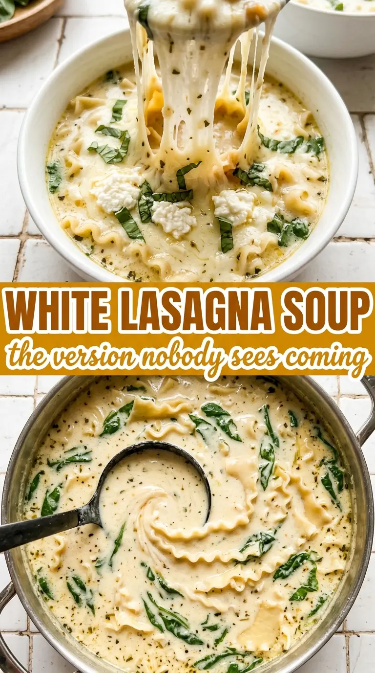 Lasagna Soup creamy cheesy
