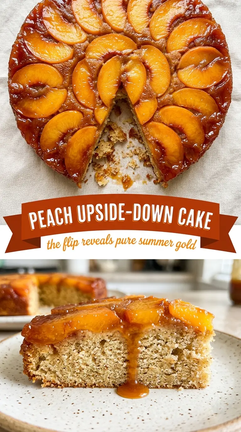 Irresistible Summer Peach Cake peach caramelized tender