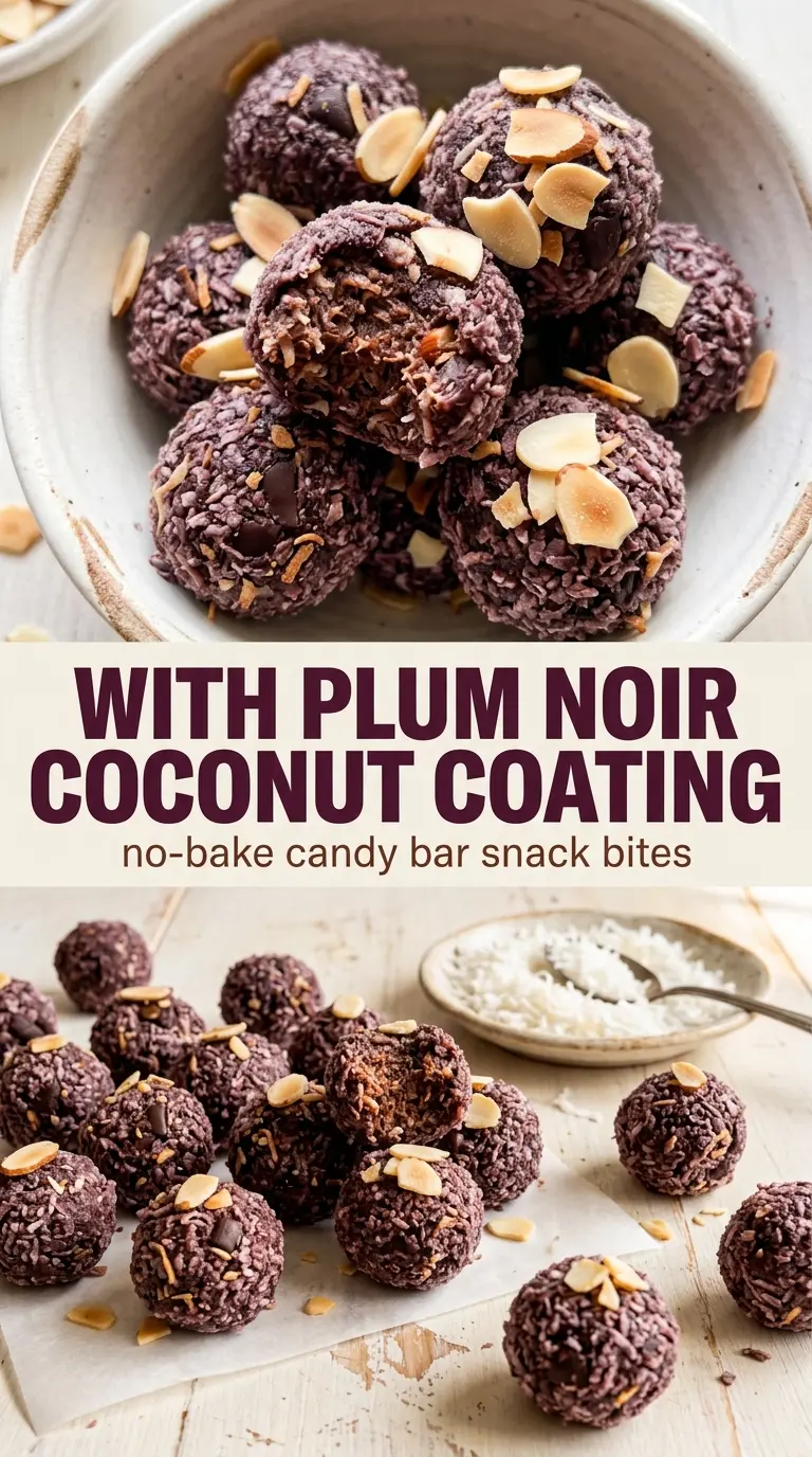 Almond Joy Protein Balls chewy coconut chocolate
