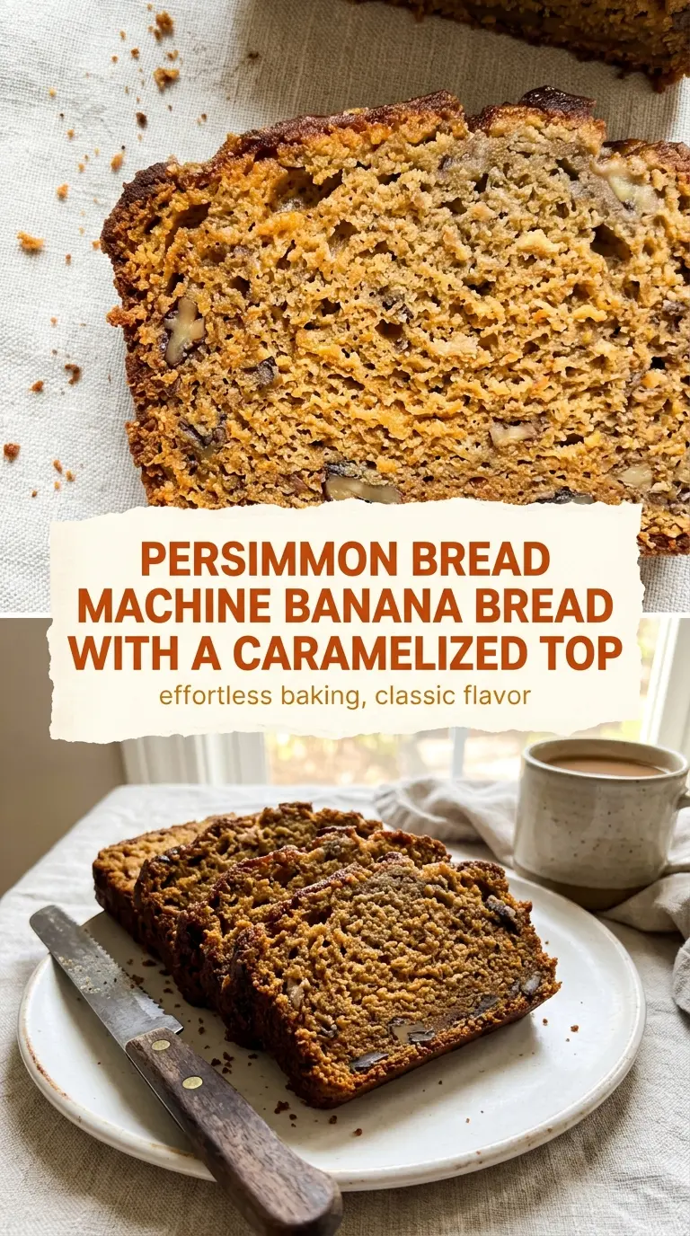 Bread Machine Banana Bread tender caramelized loaf