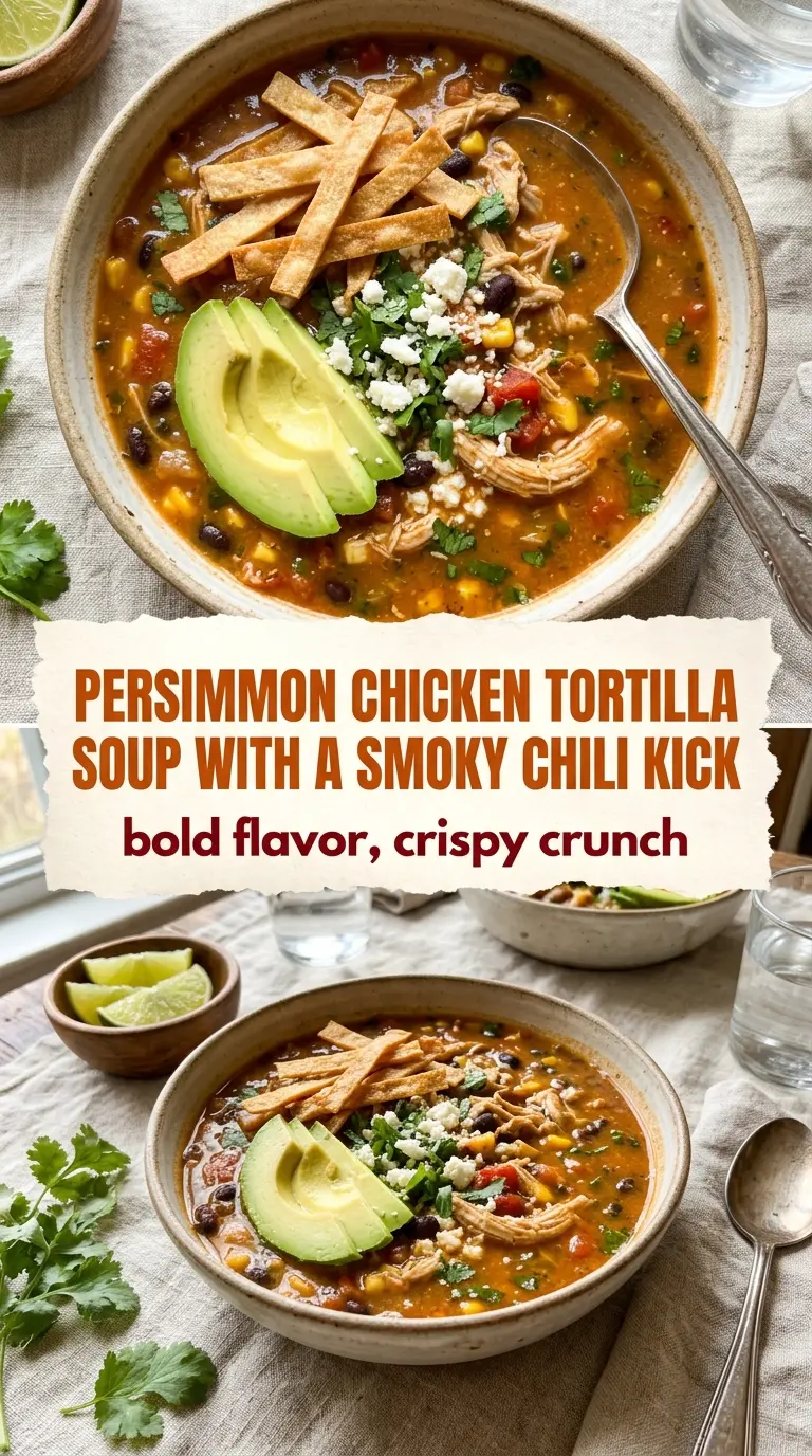 Chicken Tortilla Soup smoky hearty