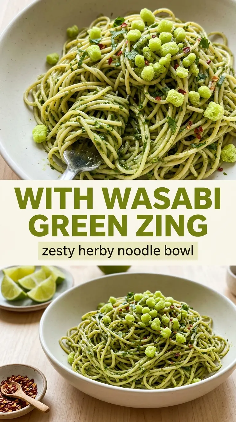 Cilantro Lime Noodles glossy spicy silky