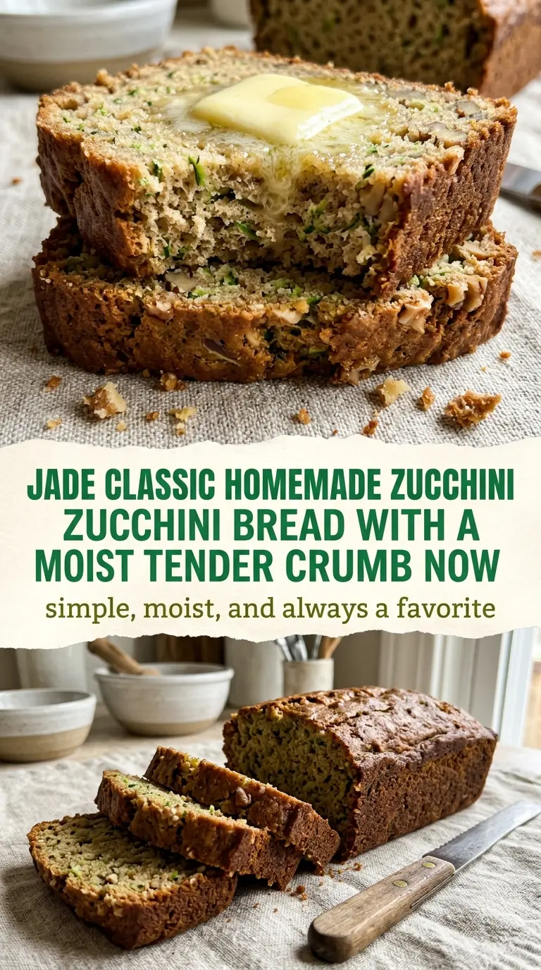 Classic Homemade Zucchini Bread moist cinnamon loaf