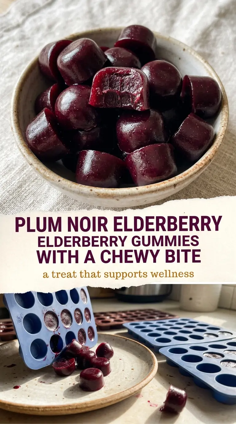 elderberry gummies chewy glossy
