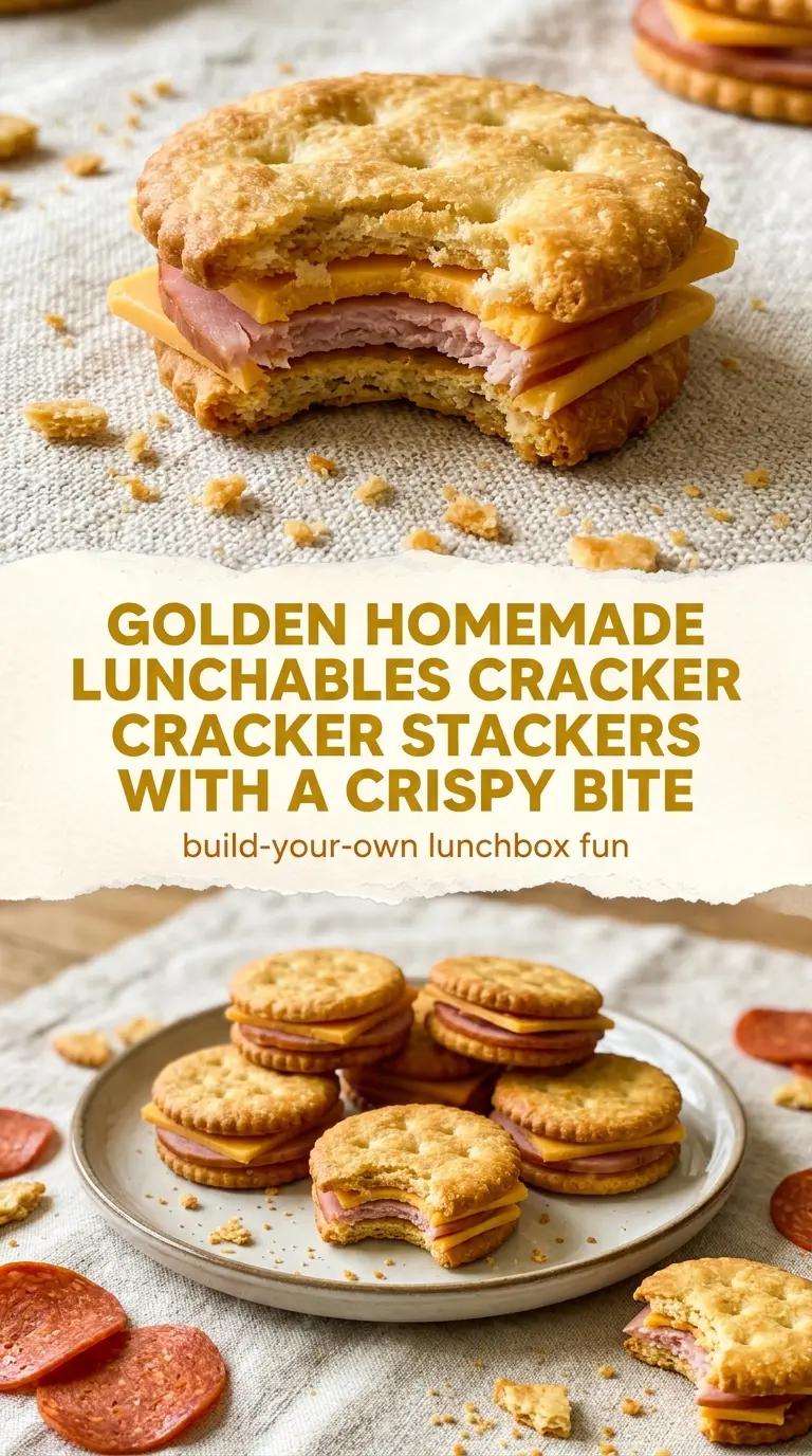 Lunchables Cracker Stackers colorful crisp playful