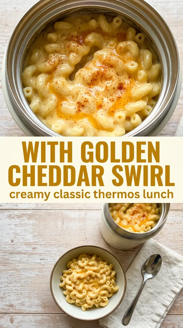 Mac and Cheese Thermos Lunch creamy cheddar