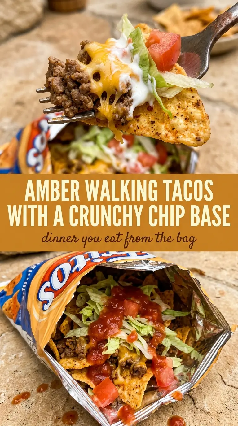 walking tacos crunchy loaded colorful toppings