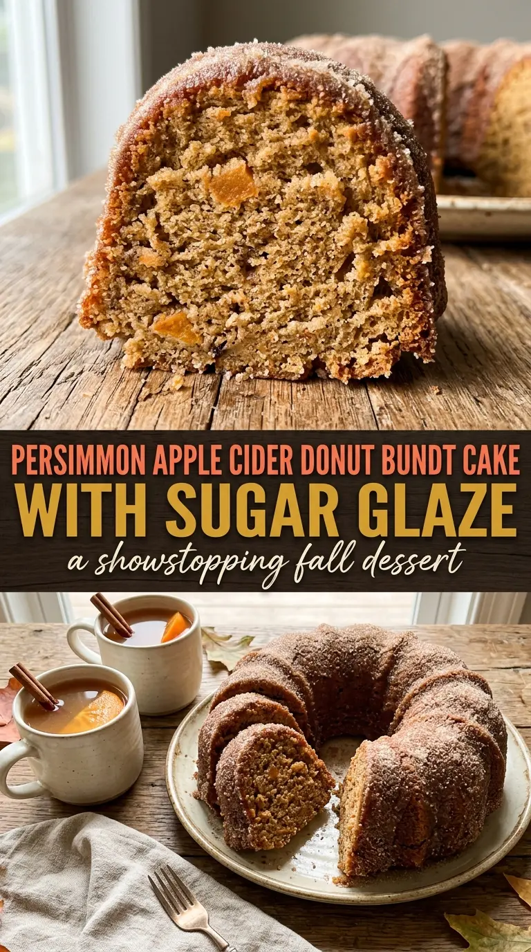 Apple Cider Donut Bundt Cake, spiced, glazed