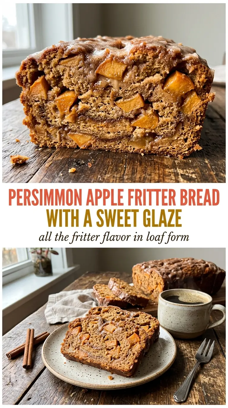 Apple Fritter Bread soft glazed cinnamon