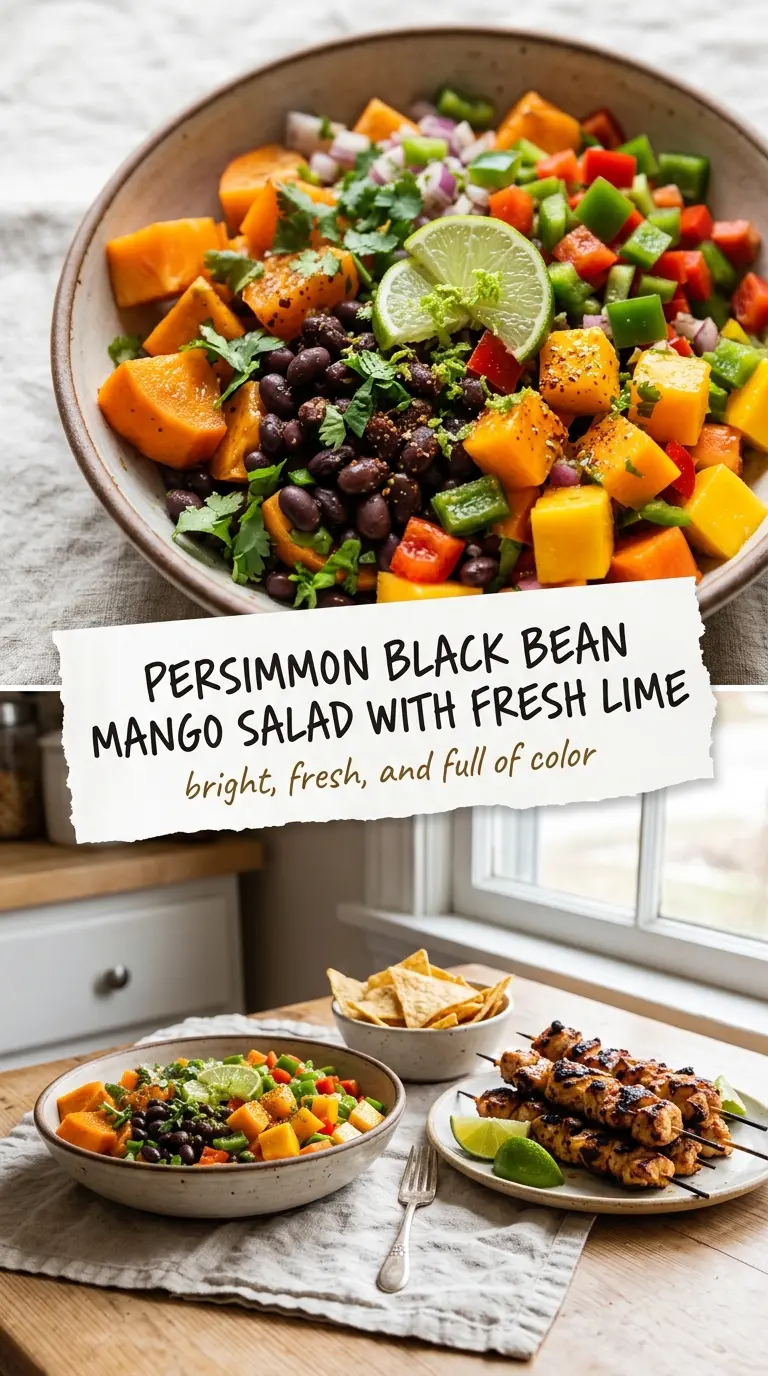 Black Bean Mango Salad bright, fresh, colorful
