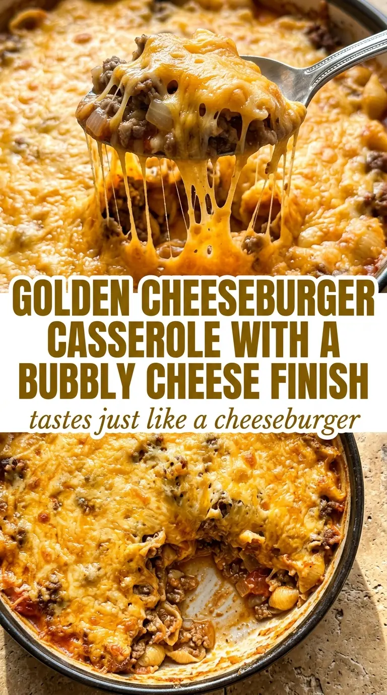 Cheeseburger Casserole cheesy baked hearty