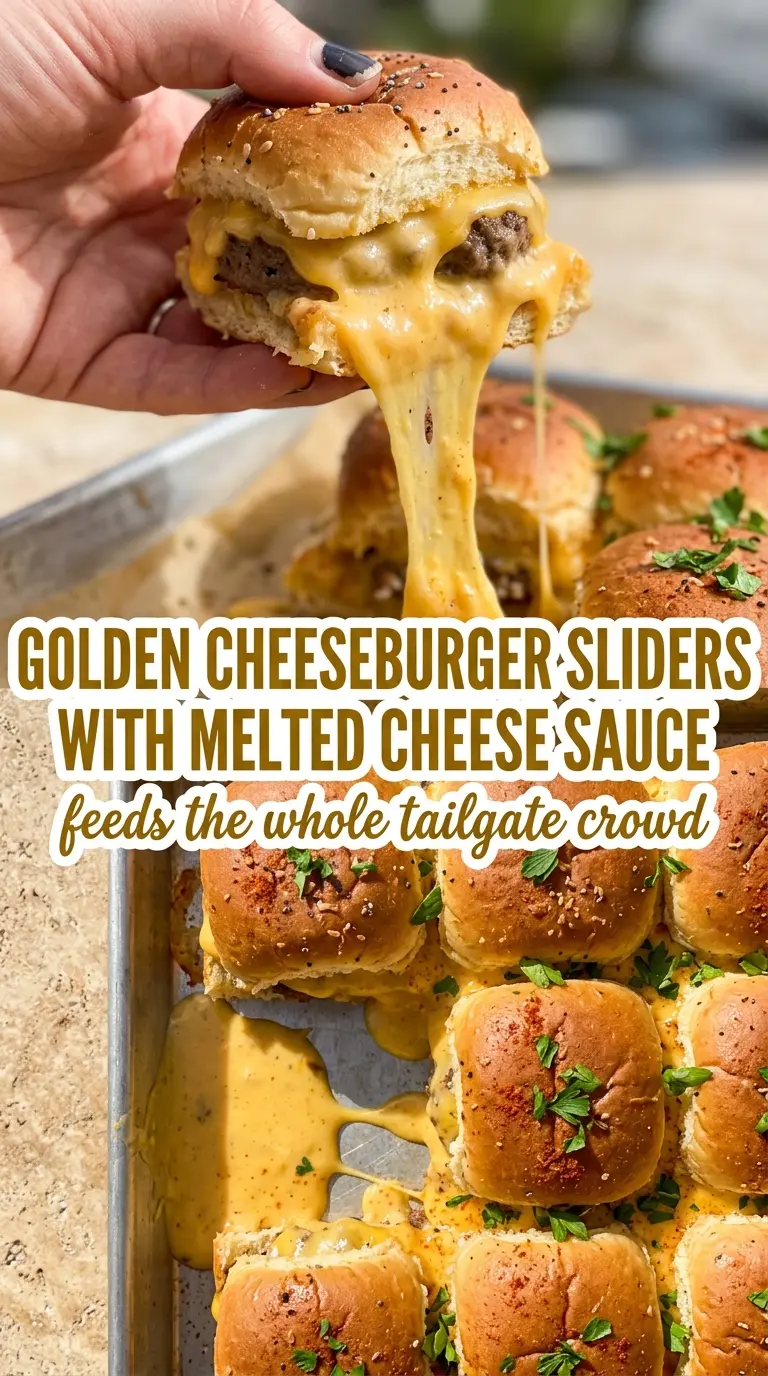Cheeseburger Sliders cheesy baked crowd-pleasing
