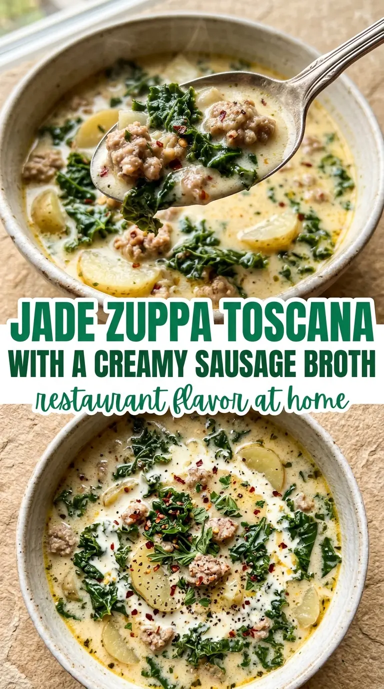 Zuppa Toscana creamy sausage potato soup