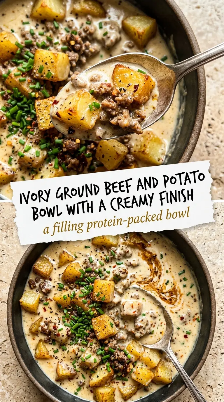 ground beef potato bowl hearty colorful fresh toppings