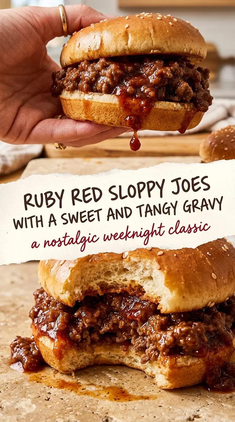 Homemade Sloppy Joes messy, saucy, tangy