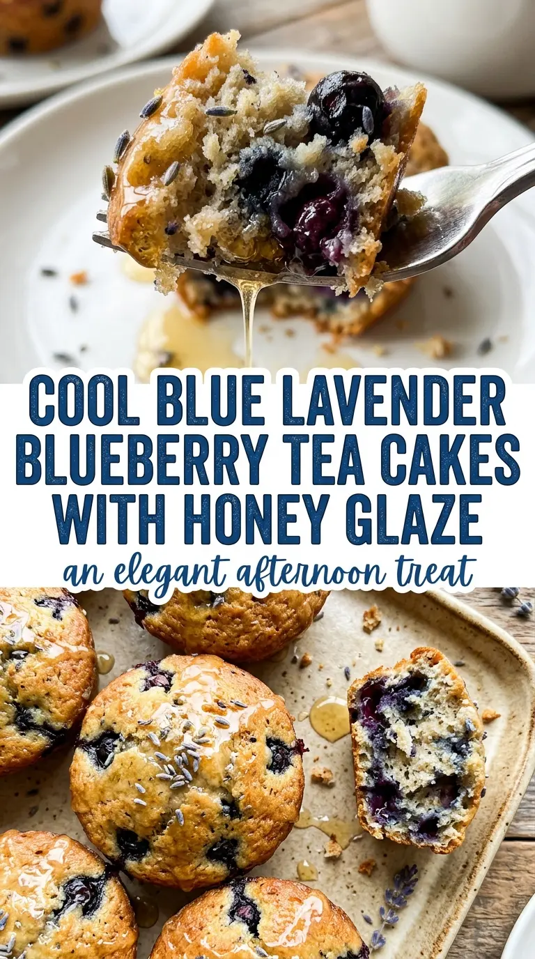 Lavender Blueberry Tea Cakes soft buttery floral