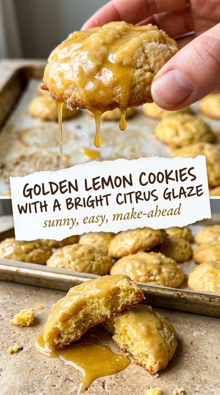 Irresistible Lemon Cookies soft citrus glaze