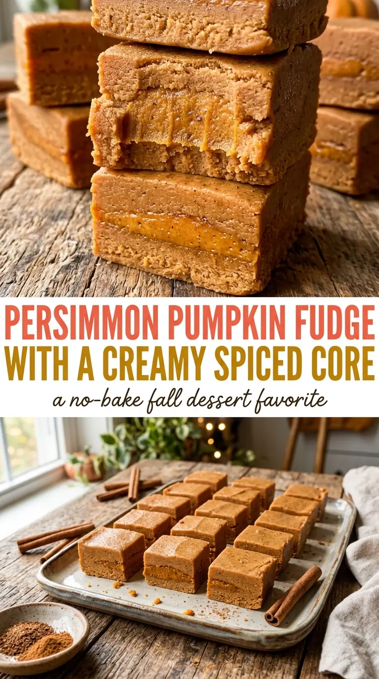 Pumpkin Fudge creamy spiced squares