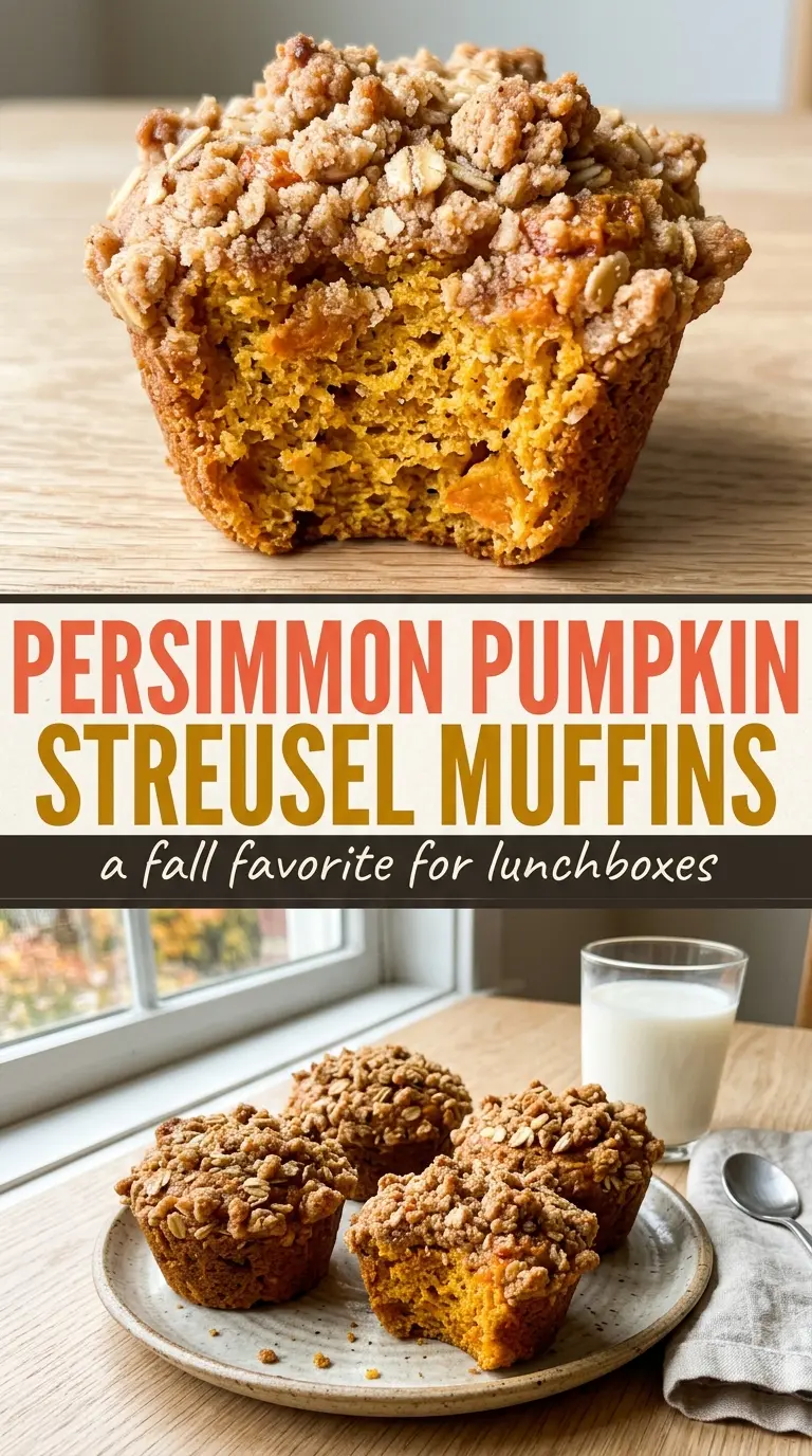 Pumpkin Streusel Muffins soft crumb, crunchy topping, bakery-style