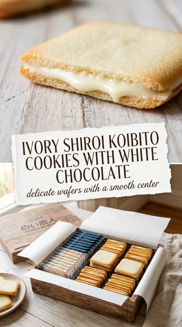 Shiroi Koibito cookies delicate buttery white chocolate filling