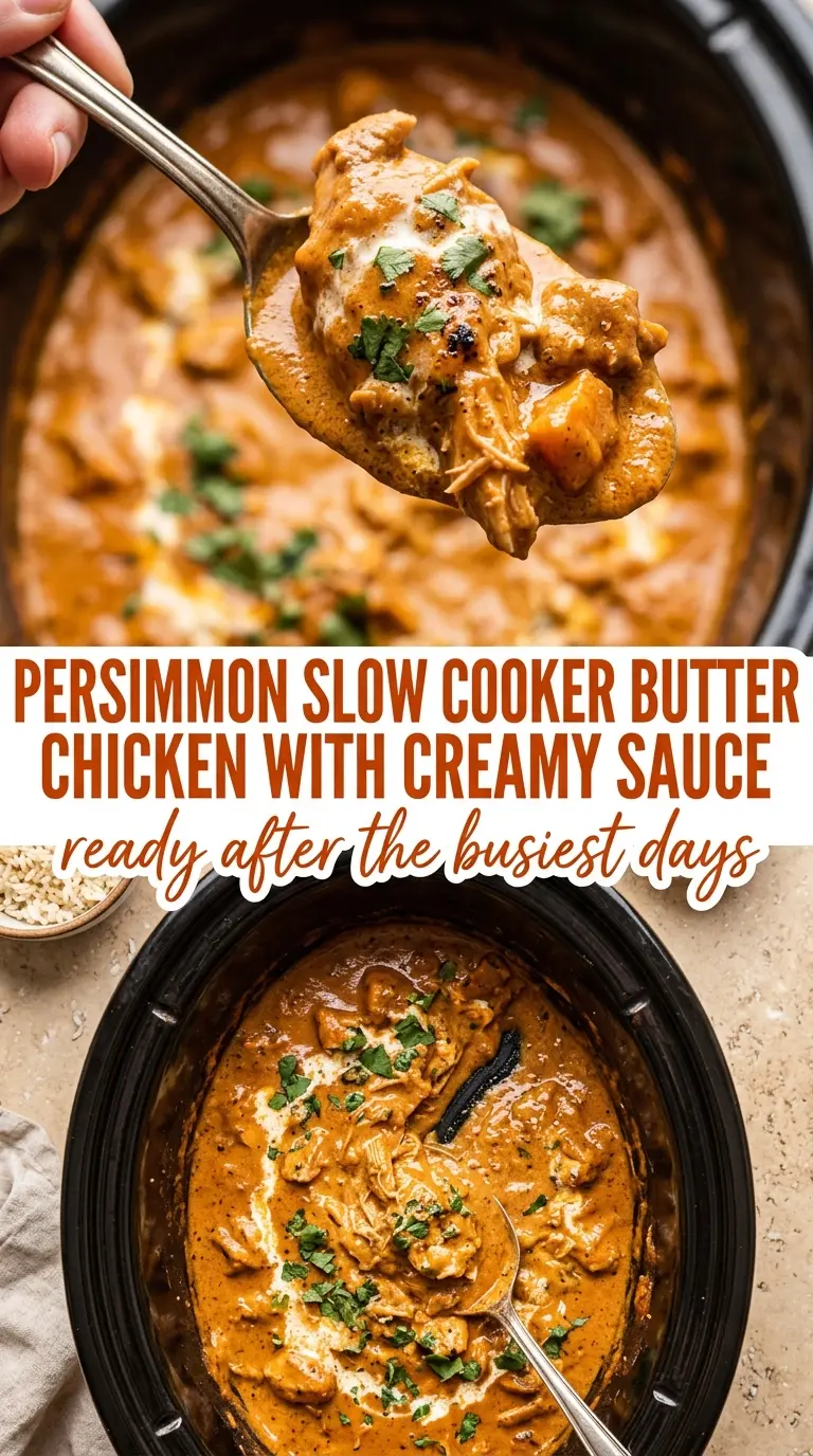 Slow Cooker Butter Chicken creamy tomato, spiced, tender